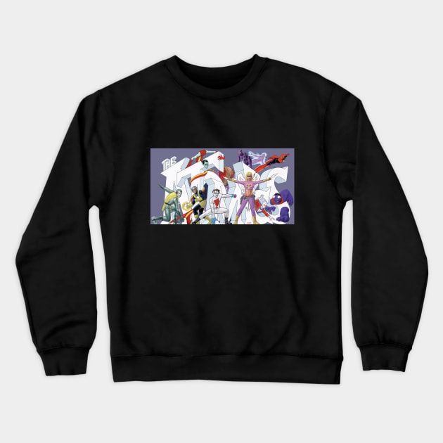 ATOMICS Widescreen! Crewneck Sweatshirt by MICHAEL ALLRED